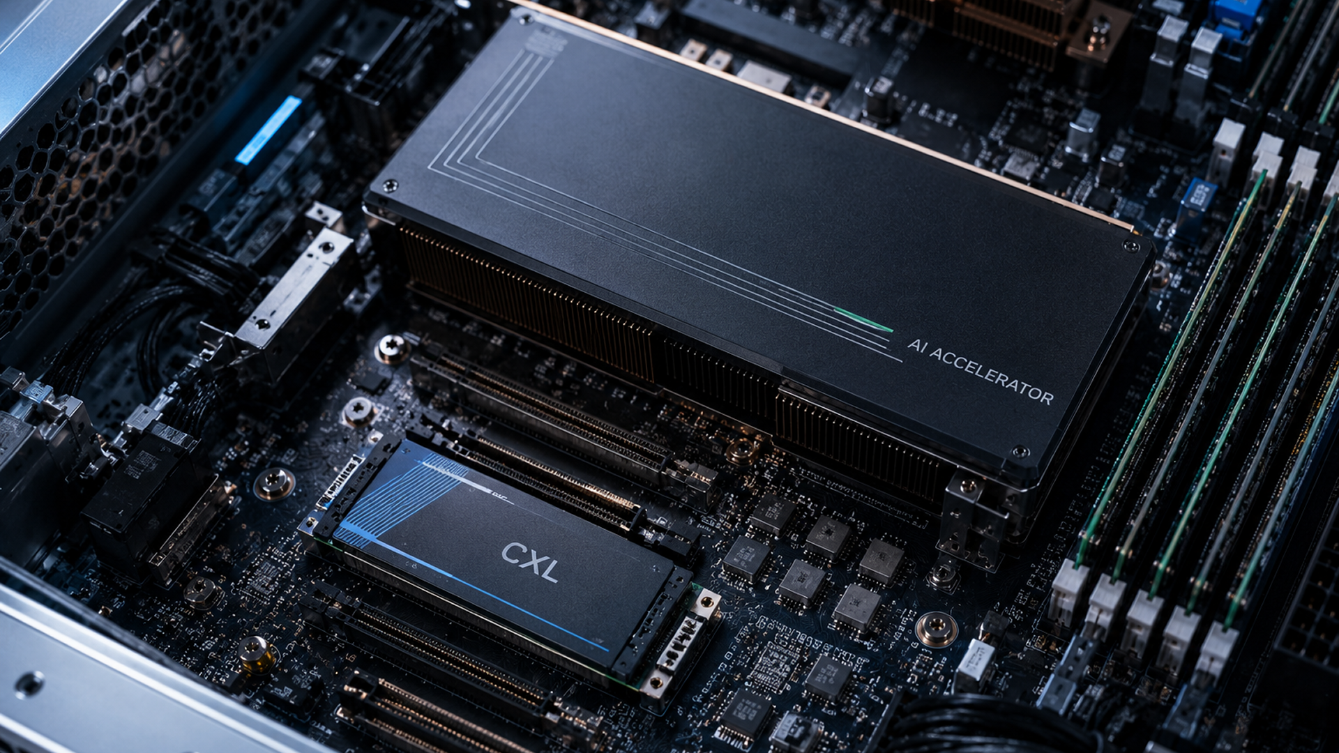 Custom 7nm AI accelerator card with HBM3 and CXL 2.0